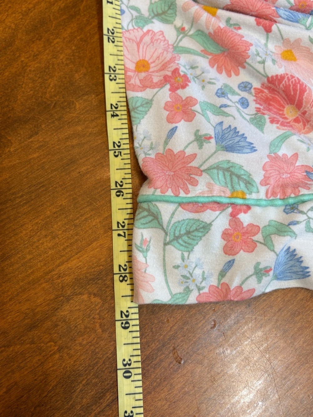 Matilda Jane Pastel Floral Button-Up PJ Set in Coral, Mint & Blue - Picture 10 of 13